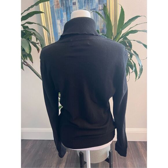 Michael Korse black turtle sweater size small - Picture 3 of 10